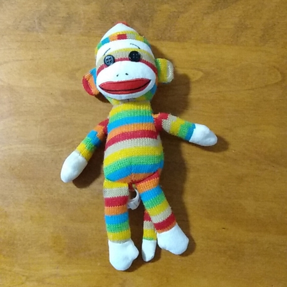 Ty Other - Socks the sock monkey Ty Beanie baby